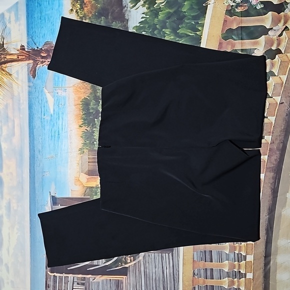 Theory Navalane Becker Black High Waisted Ankle Crop Skinny Fit Pants Size 0 - Picture 6 of 6